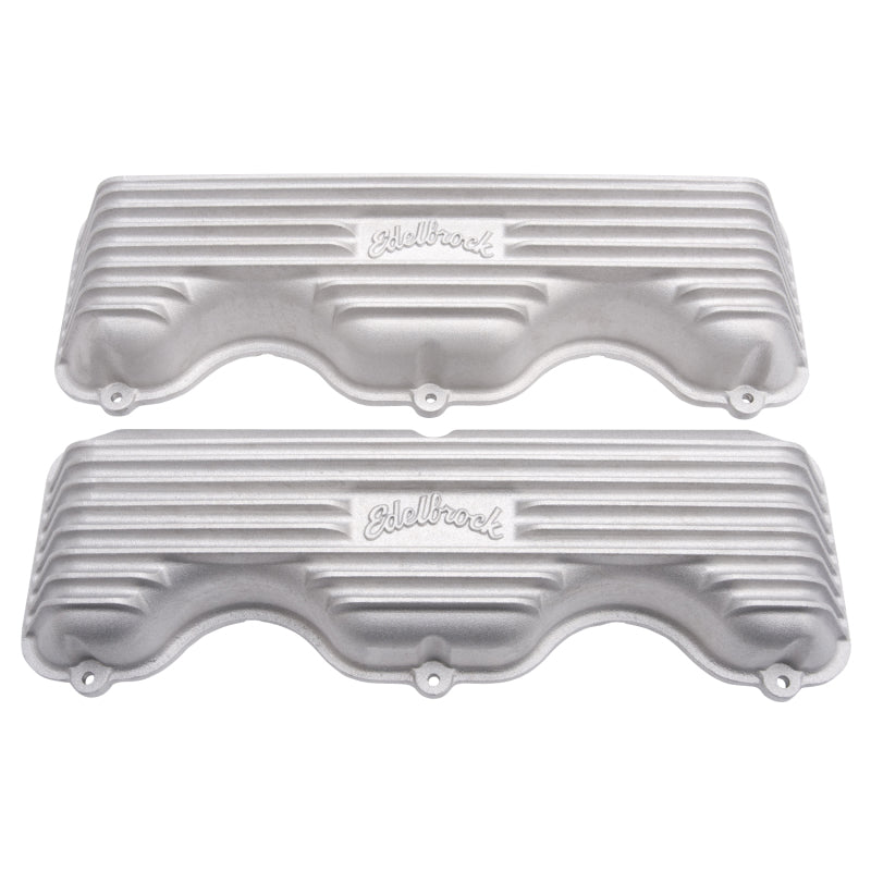 Edelbrock Valve Cover Classic Series Chevrolet W 348/409 CI V8 Satin Edelbrock Valve Covers