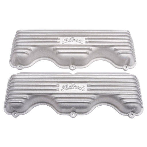 Edelbrock Valve Cover Classic Series Chevrolet W 348/409 CI V8 Satin Edelbrock Valve Covers