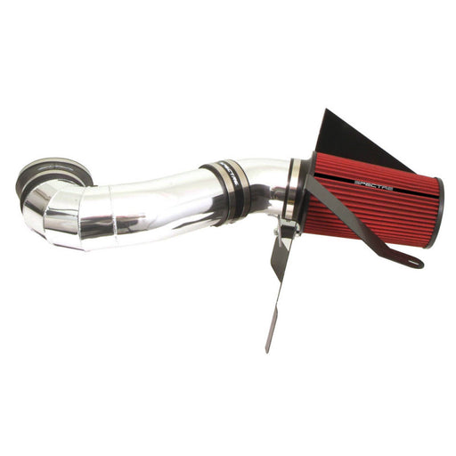 Spectre 05-09 Ford Mustang GT V8-4.6L F/I Air Intake Kit - Polished w/Red Filter Spectre Cold Air Intakes