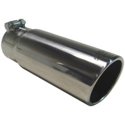 MBRP Universal Tip 3in O.D. Angled Rolled End 3 inlet 10 length MBRP Steel Tubing