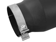 aFe POWER MACH Force-Xp 5in 304 Stainless Steel Exhaust Tip 5In x 7Out x15Lin Bolt-On Right-Blk aFe Catback
