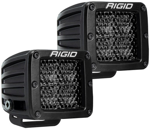 Rigid Industries D Series PRO Midnight Edition - Spot - Diffused - Pair Rigid Industries Light Bars & Cubes