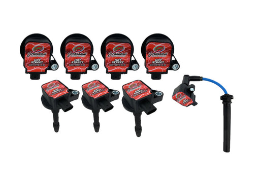 Granatelli 18-23 Ford 5.0L 4V Hot Street Coil-On-Plug Wire Conn Kit w/Coil Packs (50K Volts) Granatelli Motor Sports Ignition Coils - Upgrade