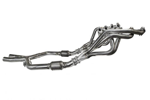 Kooks 05-10 Ford Mustang GT Manual 1 5/8in x 2 1/2in SS Long Tube Headers and OEM Catted SS X Pipe Kooks Headers Headers & Manifolds
