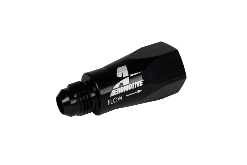 Aeromotive In-Line Full Flow Check Valve (Male -6 AN Inlet / Female -6 AN Outlet) Aeromotive Valves