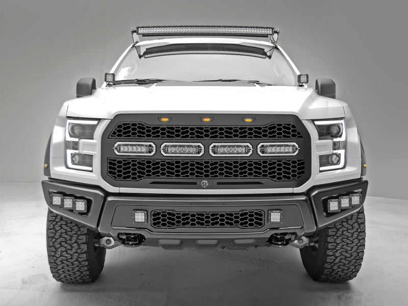 aFe 17-20 Ford Raptor w/o FFC Scorpion Grill w/ LEDs aFe Grilles