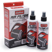 Edelbrock Air Filter Cleaning Kit Clear Oil Edelbrock Recharge Kits