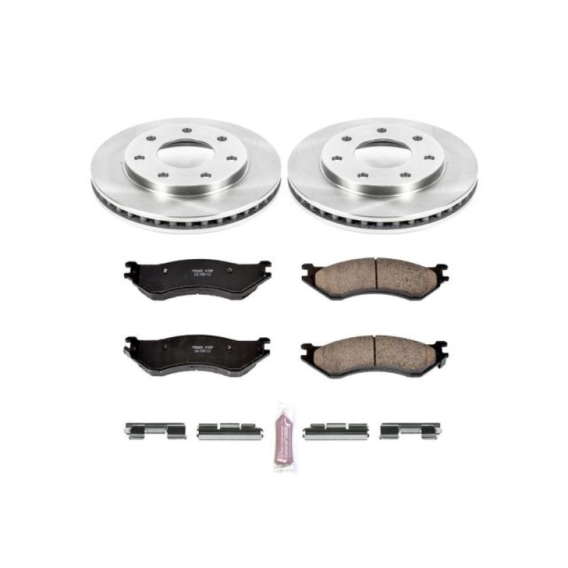 Power Stop 00-03 Ford F-150 Front Autospecialty Brake Kit PowerStop Brake Kits - OE