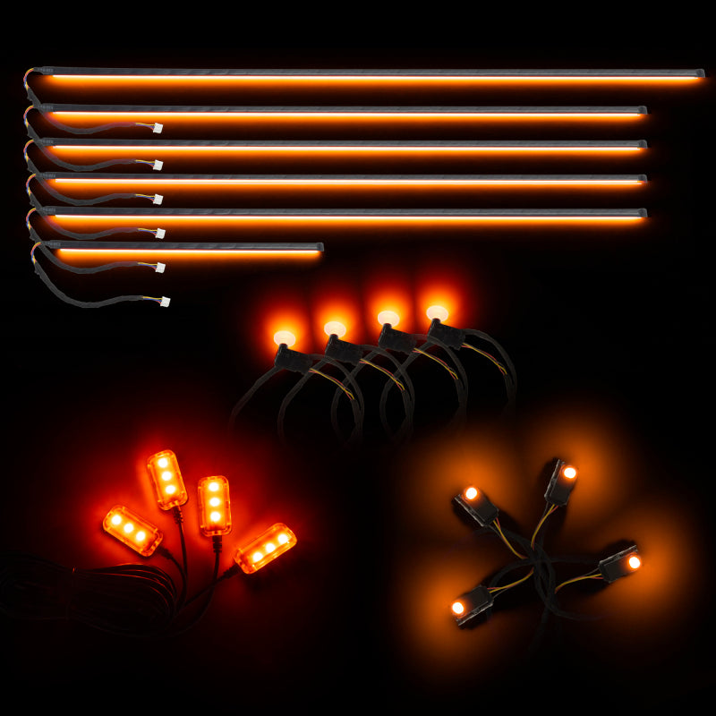 Oracle Lighting Dynamic Colorshift 18 Piece Universal Full LED Interior Dash Board Kit ORACLE Lighting Light Strip LED