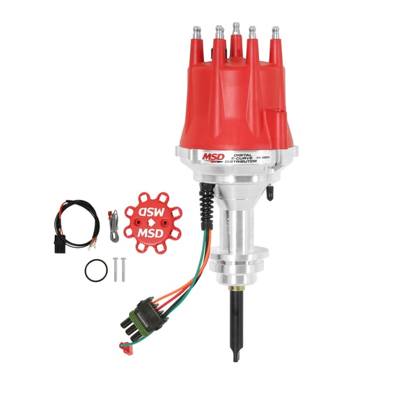 Chrysler, 318, 340, 360, E-Curve Distributor 8504 MSD Autoparts