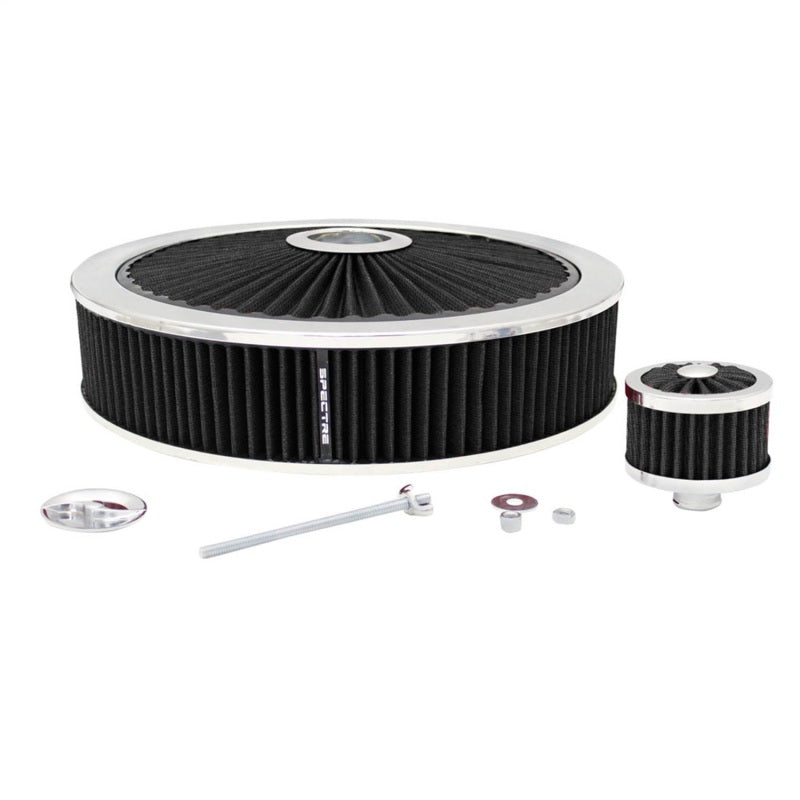 Spectre ExtraFlow Filter Value Pack 14in. x 3in. - Black Spectre Air Filters - Universal Fit