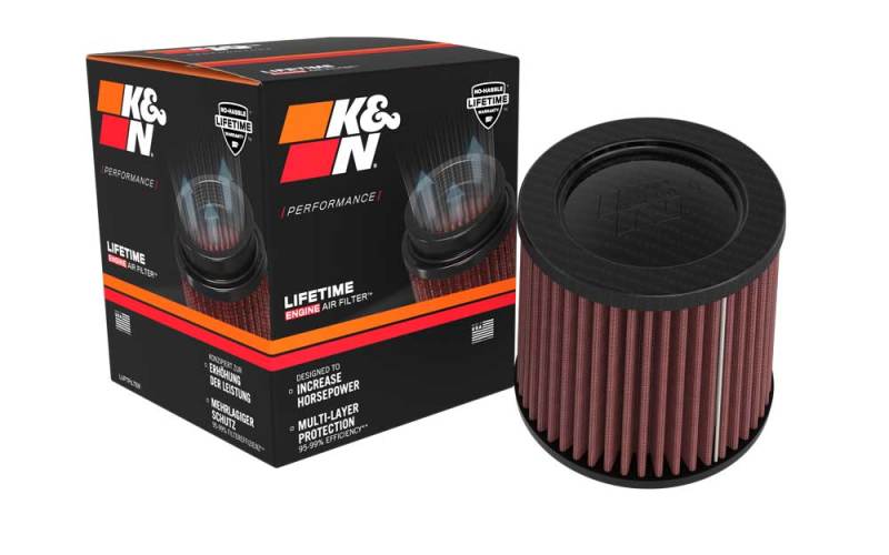 K&N Round Tapered Universal Air Filter 2.75in Flange 5.063in Base 4.5in Top 5in Height K&N Engineering Air Filters - Universal Fit