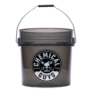 Chemical Guys Heavy Duty Detailing Bucket Smoked Black (4.5 Gal) Chemical Guys Wash Buckets