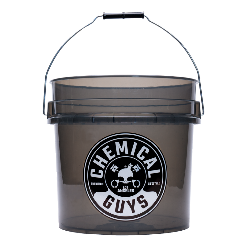Chemical Guys Heavy Duty Detailing Bucket Smoked Black (4.5 Gal) Chemical Guys Wash Buckets