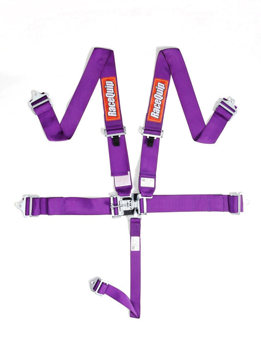 RaceQuip Purple L & L 5pt Seat Belt Racequip Seat Belts & Harnesses