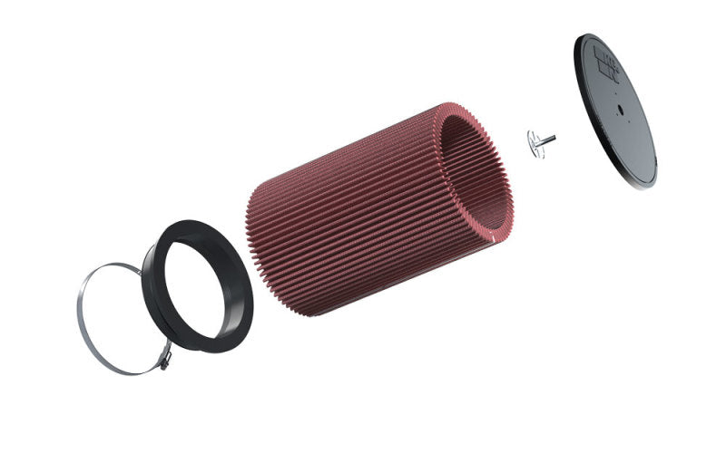 K&N Universal Clamp-On Air Filter 6in FLG 7-1/2in B 7in T 11in H K&N Engineering Air Filters - Universal Fit