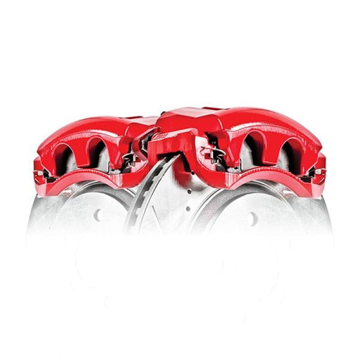 Power Stop 13-22 Ford F-250/F-350 Super Duty Rear Red Caliper Pair w/ Brkt PowerStop Brake Calipers - Perf