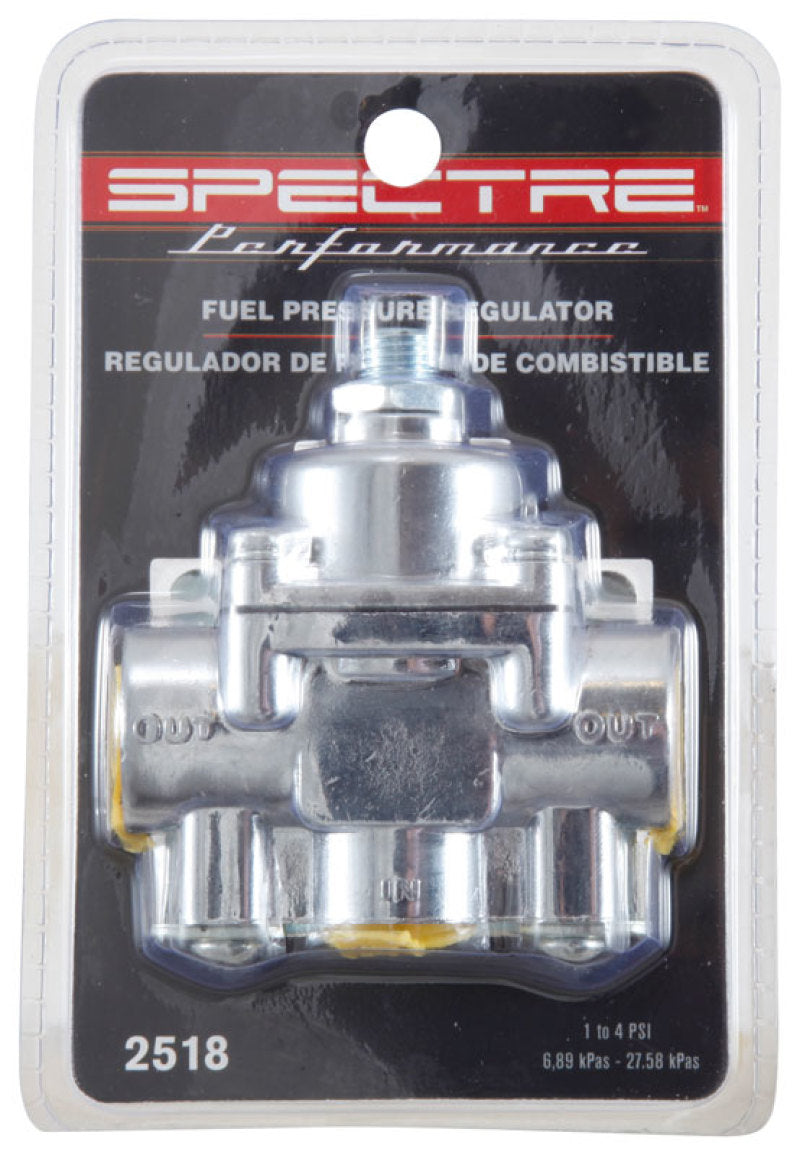 Spectre Fuel Pressure Regulator 1-4psi Spectre Fuel Pressure Regulators