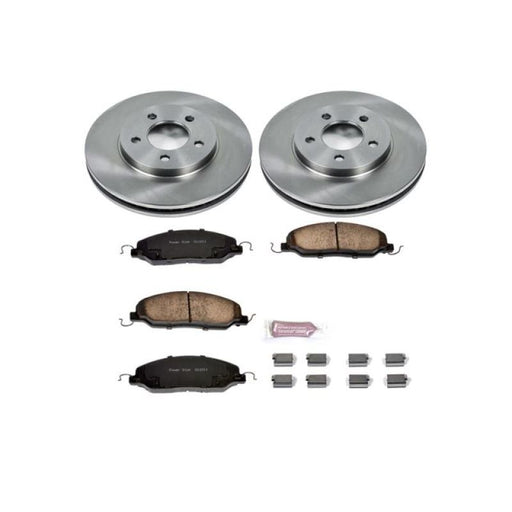 Power Stop 05-10 Ford Mustang Front Autospecialty Brake Kit PowerStop Brake Kits - OE