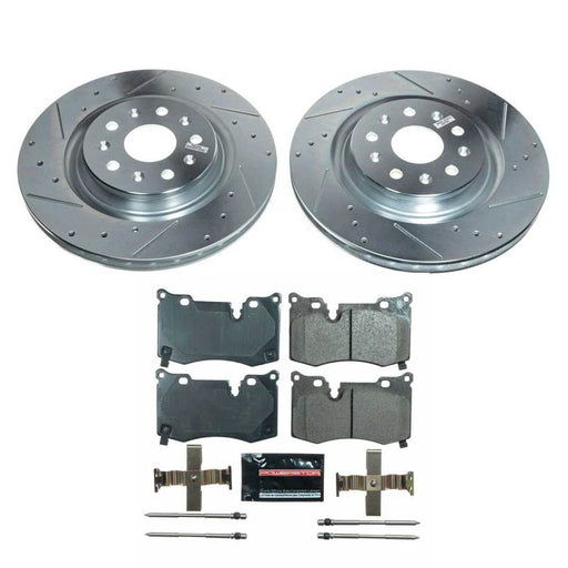 Power Stop 20-21 Chevrolet Corvette Rear Z23 Evolution Brake Kit PowerStop Brake Kits - Performance D&S