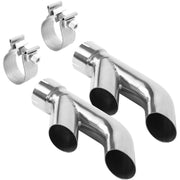 MagnaFlow Tip (1-Set) Turn Down 2.50inch I.D. Magnaflow Catalytic Converter Universal