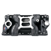 Edelbrock Intake Manifold RPM Air-Gap Small-Block Chevy 262-400 Black Edelbrock Intake Manifolds