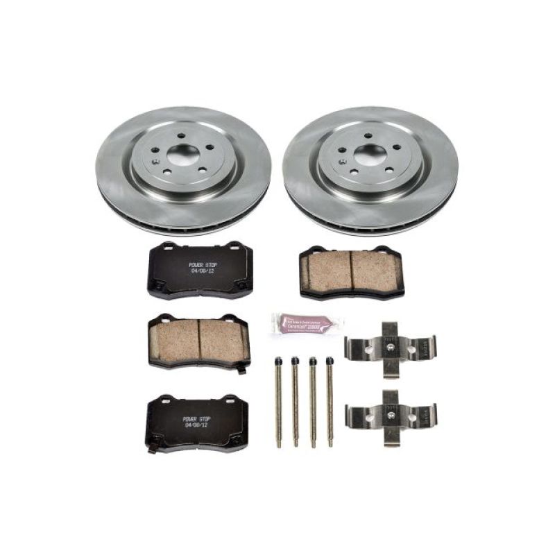 Power Stop 09-15 Cadillac CTS Rear Autospecialty Brake Kit PowerStop Brake Kits - OE