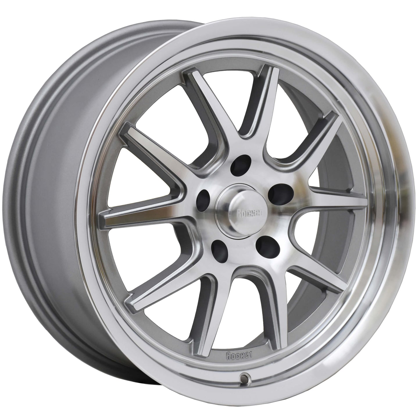 Rocket Racing Wheels TTR19 Attack - Titanium/Machined TTR19-896545