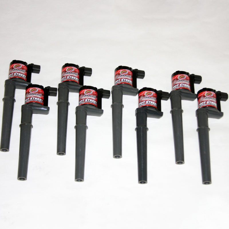 Granatelli 99-14 Ford 4.6L/5.4L/5.8L 4V Hot Street Coil Packs - Black (Set of 8) Granatelli Motor Sports Ignition Coils - Upgrade
