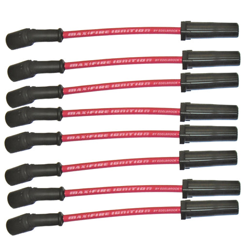 Edelbrock Spark Plug Wire Set GM LS Engines Heat Shields w/o Red Wire (Set of 8) Edelbrock Spark Plug Wire Sets