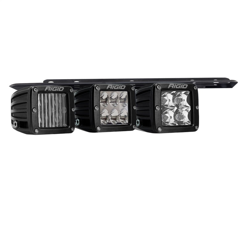 Rigid Industries 2021+ Ford Raptor Triple Fog Lights Kit Rigid Industries Light Mounts
