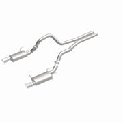 MagnaFlow 13 Ford Mustang Dual Split Rear Exit Stainless Cat Back Performance Exhaust (Street) Magnaflow Catback