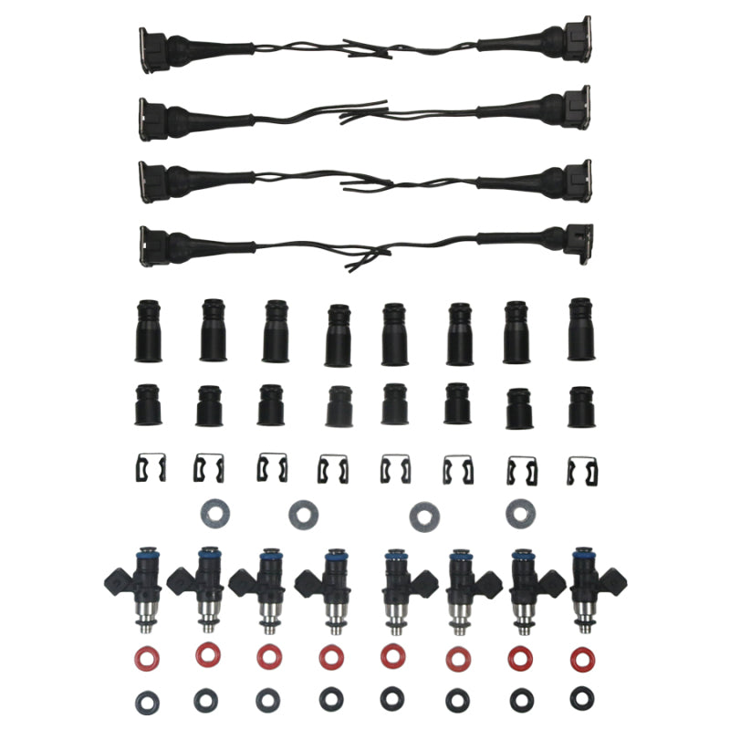 DeatschWerks LS Injector Kit Set of 8 2400cc/min Injectors DeatschWerks Fuel Injector Sets - 8Cyl