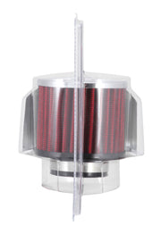 K&N 1.5in Flange ID x 3in OD x 2.5in Height Clamp On Crankcase Vent Filter K&N Engineering Air Filters - Universal Fit