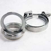 Granatelli 5.0in Mating Male to Female Flanges w/V-Band Clamp Granatelli Motor Sports Flanges