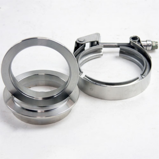 Granatelli 5.0in Mating Male to Female Flanges w/V-Band Clamp Granatelli Motor Sports Flanges