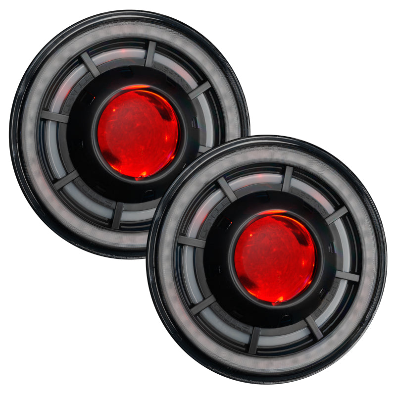 ORACLE Lighting 0718 Jeep Wrangler JK Oculus 7in ColorSHIFT Bi-LED Projector Headlights