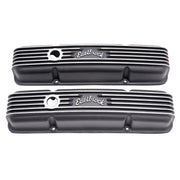 Edelbrock Valve Cover Classic Series Chevrolet 1959-1986 262-400 CI V8 Black Edelbrock Valve Covers