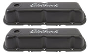 Edelbrock Valve Cover Signature Series Ford 260-289-302-351W CI V8 Black Edelbrock Valve Covers