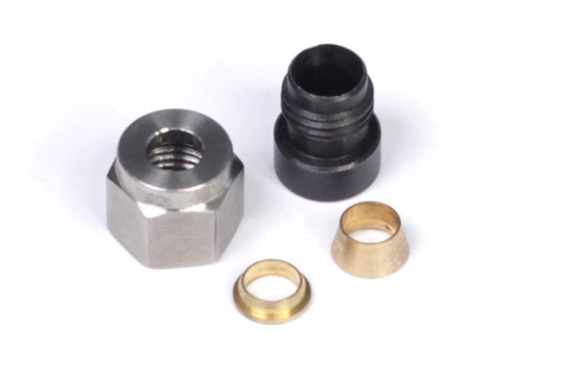 Haltech 1/4in Mild Steel Weld-On Kit w/Nut & Ferrule Haltech Fittings