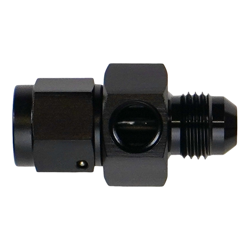 DeatschWerks 6AN Male Flare to Female Flare Swivel with 1/8th NPT DeatschWerks Fittings