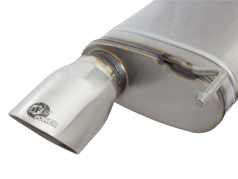 aFe MACHForce XP Exhausts Cat-Back SS-304 EXH w/ Polished Tips 15-16 Ford Mustang EcoBoost 2.3L (t) aFe Catback