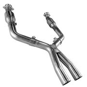 Kooks 05-10 Ford Mustang GT 4.6L 3V Auto/Manual 2 1/2in x 2 1/2in OEM Cat X Pipe Kooks HDR Req Kooks Headers X Pipes