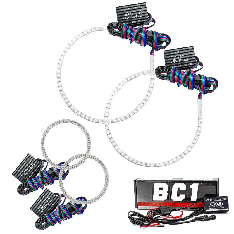 Oracle Ford F-150 04-08 Halo Kit - ColorSHIFT w/ BC1 Controller ORACLE Lighting Headlights
