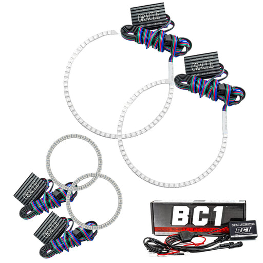 Oracle Ford F-150 04-08 Halo Kit - ColorSHIFT w/ BC1 Controller ORACLE Lighting Headlights