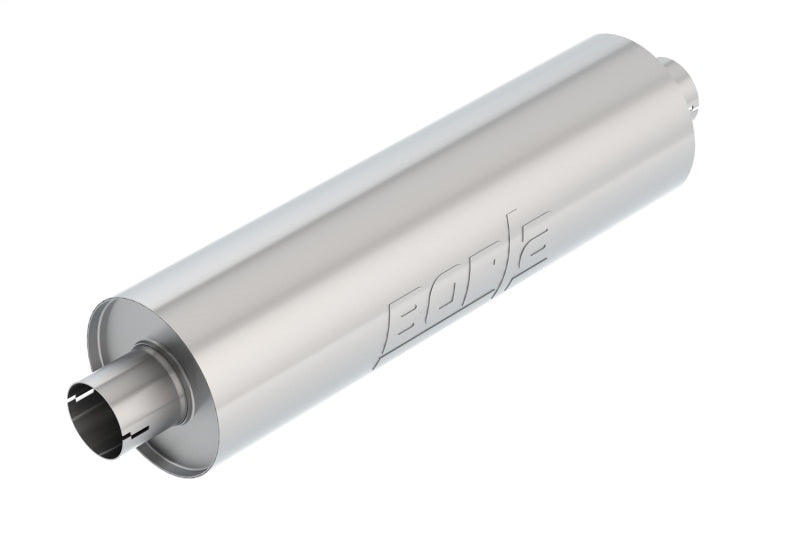 Borla Heavy Duty (Truck) 2.75in Center-Center 24in x 6.75in Round (Notched) Specialty Muffler Borla Muffler