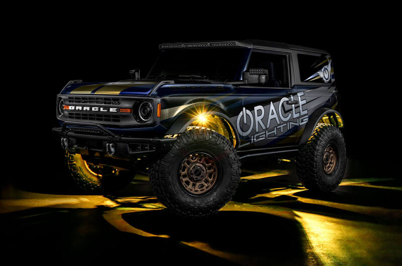 Oracle Underbody RGB+W Wheel Well Rock Light Kit - 8 PCS - ColorSHIFT ORACLE Lighting Light Bars & Cubes