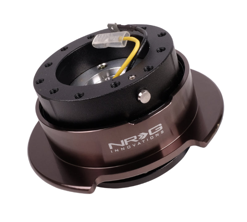 NRG Quick Release Kit Gen 2.5 - Black / Black Chrome Ring NRG Quick Release Adapters