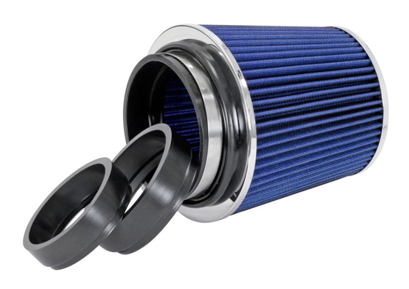 Spectre Adjustable Conical Air Filter 5-1/2in. Tall (Fits 3in. / 3-1/2in. / 4in. Tubes) - Blue Spectre Air Filters - Universal Fit