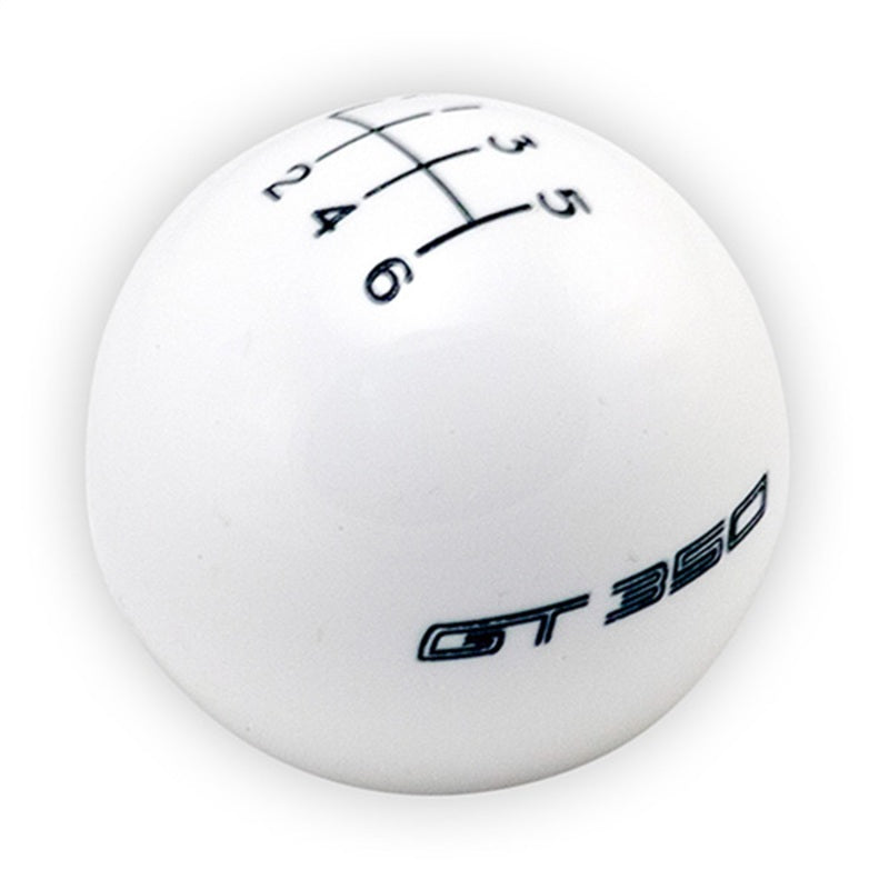 Ford Racing 15-19 Mustang GT350 White 6-Speed Shift Knob Ford Racing Shift Knobs